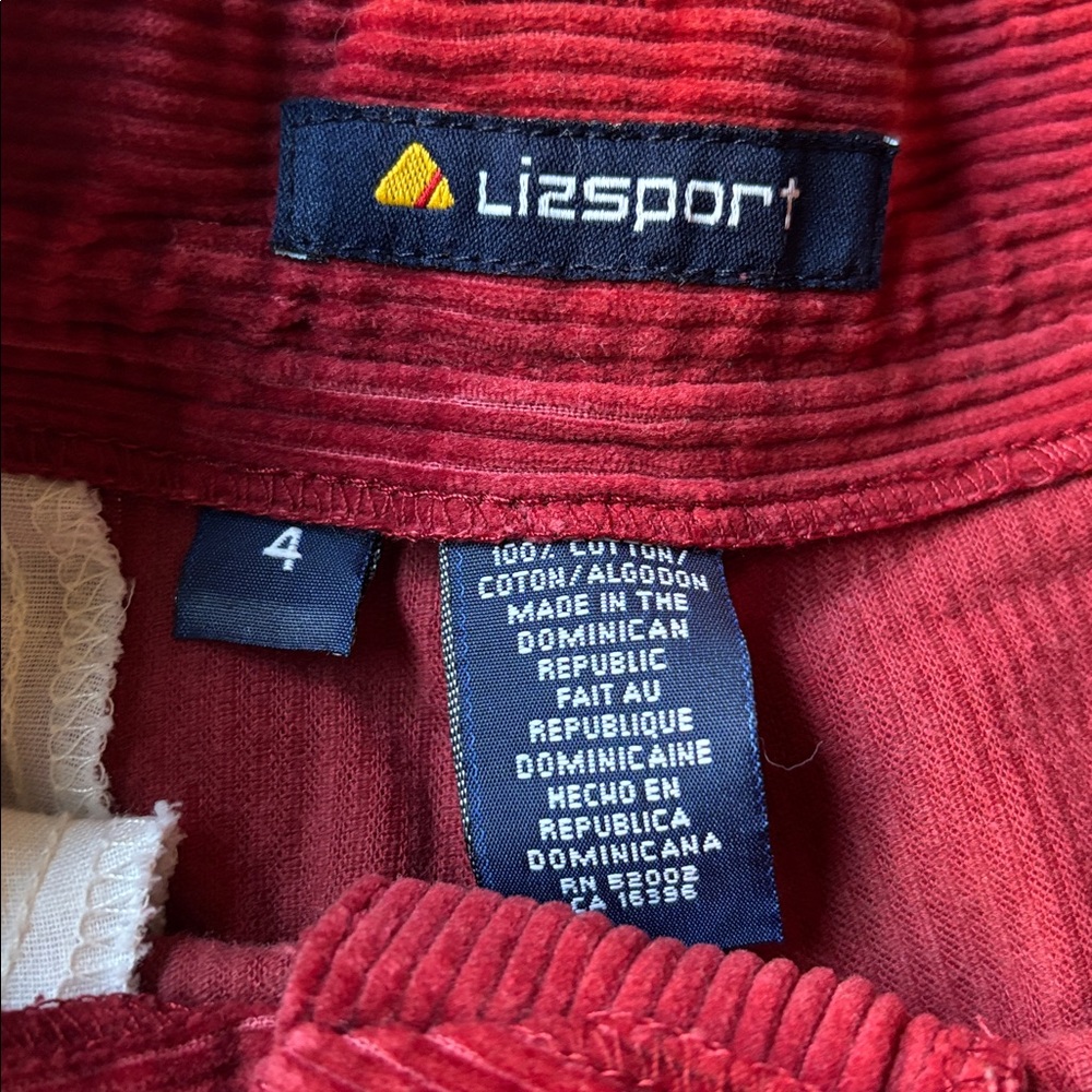Lizsport Corduroy Mom Shorts - Picture 3 of 7